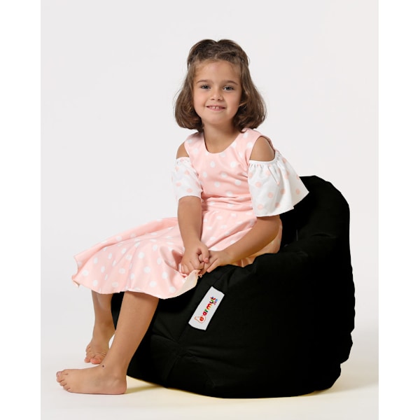 Garden Bean Bag Premium Kids - musta