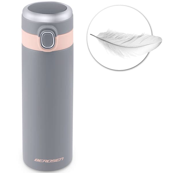Tyhjiöeristetty termospullo 450 ml BD-786 harmaa