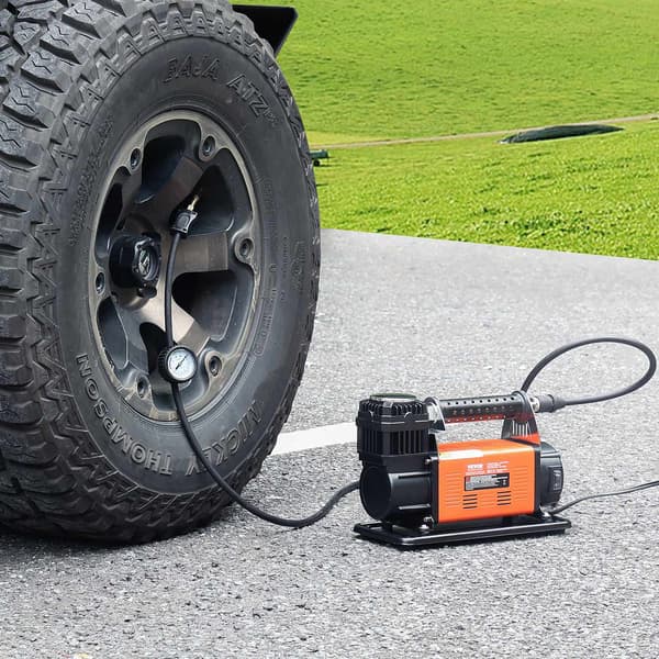 12V däckpåfyllningsluftkompressor, 150 PSI, 26 fot slang