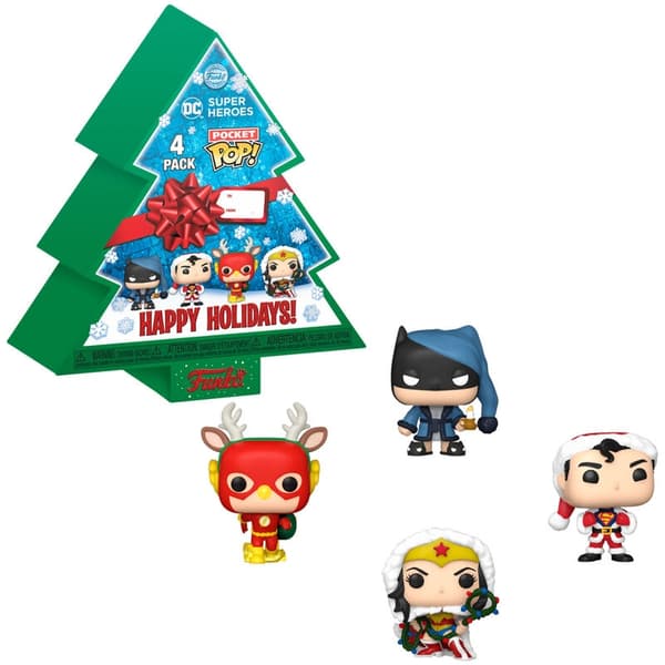 DC Comics Pocket POP-pakke: 4 feriefigurer