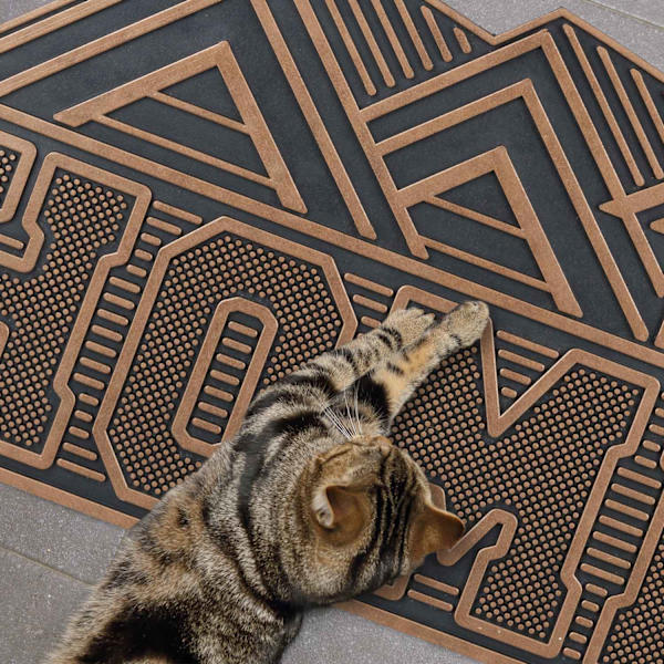 Dörrmatta Rubber Home i koppar