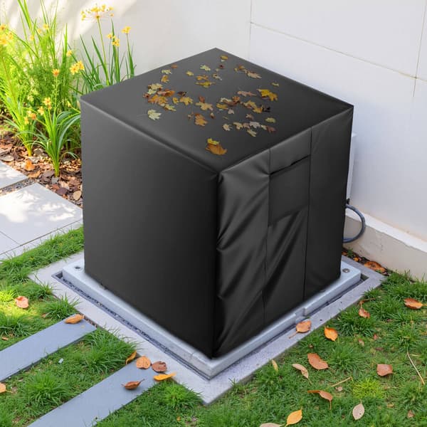 Överdrag för utomhusluftkonditionering, 90x90x76 cm, vattentätt polyester