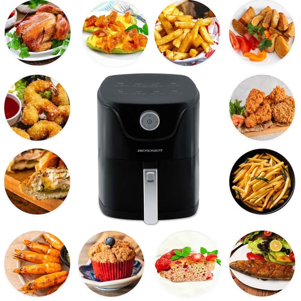 Airfryer Berdsen BD-654 sort