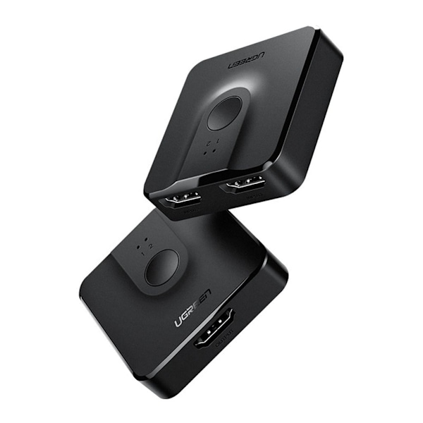 UGREEN HDMI Switch 1x HDMI til 2x HDMI 4K@60Hz - Sort