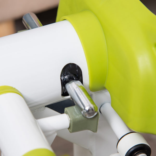 Mini stepper för hemmet, halkfri upp-och ner stepper med LCD-display, stepper hemmatränare med två stora pedaler, stål, gul
