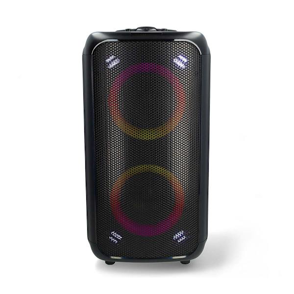 Bluetooth® Party Speaker | Suurin akun toistoaika: 5 tuntia | 240 W | Kantokahva | Juhlavalot | Taajuuskorjain | Musta / Oranssi
