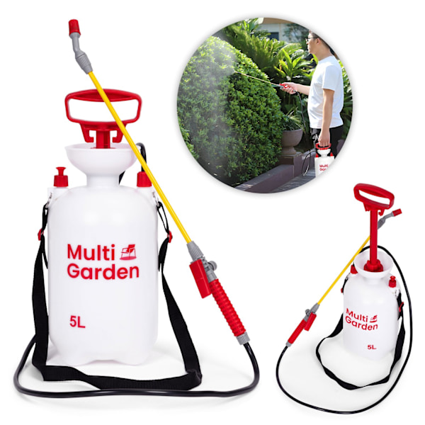 Tryksprøjte 5L, have, håndholdt, lang lanse, MultiGarden