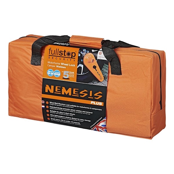 Hjulklämma Nemesis Plus SCM för husbil