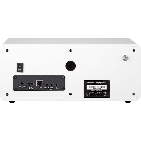 DABMAN i200 Multifunktionell stereoradio DAB+ / FM / Internet Vit