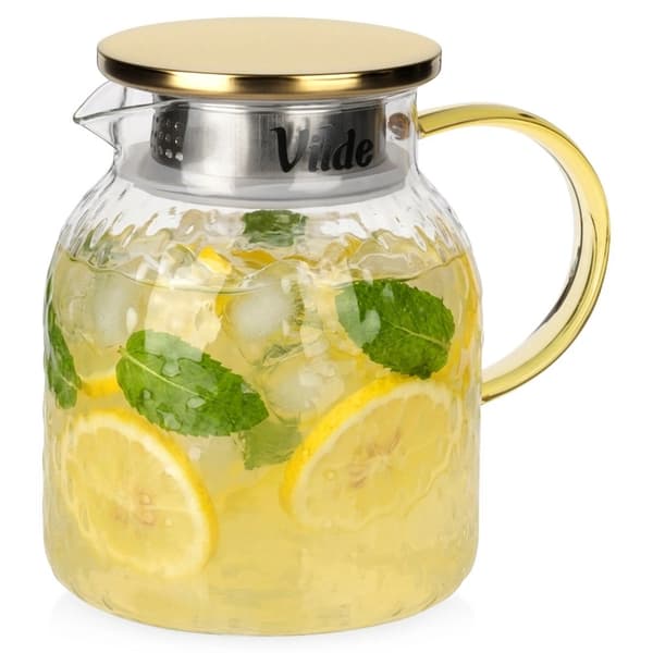 Glaskande med låg og si, 1,1 l kapacitet