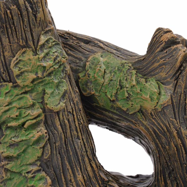 Akvariumträdstamsprydnad – Polyresin gömgrotta