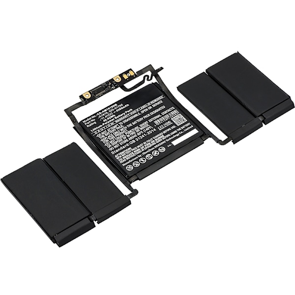 Batteri för MacBook Pro 13 A1706 Touch Bar, 11,4V 4300mAh