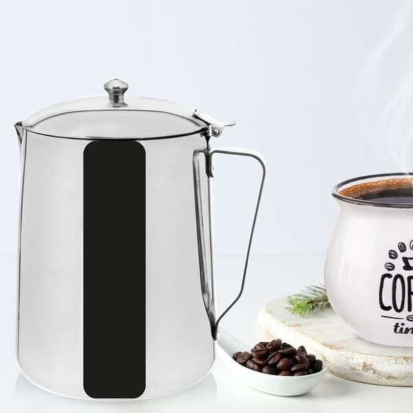 Rostfri Tekanna med Lock - Servera Kaffe eller Te