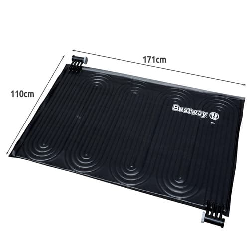 Solvarmemåtte til pool, 1,7 m, miljøvenlig PVC