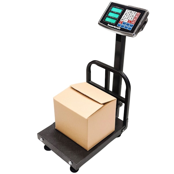 Elektronisk våg 200 kg, lager, butik, plattform, last, industri, LCD