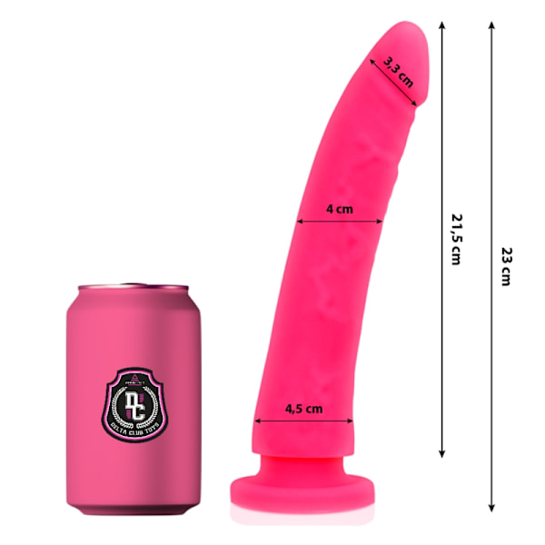 Delta Club - Toys Pink Dildo Medical Silikon 23 Cm -O- 4,5 Cm