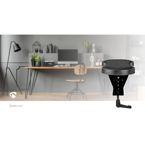 arm stöd | Antal pivot poäng: 1 Ledpunkt(er) | Armens längd: 40 | Max. lastkapacitet: 5 kg | Vridningsvinkel: 360 ° | Med musplattform