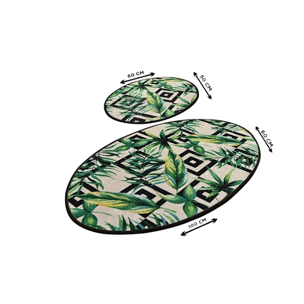 Bathmat Set (2 kpl) Botanic