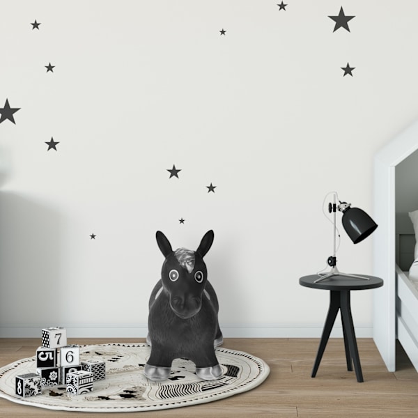 Bouncy Animal Häst i svart