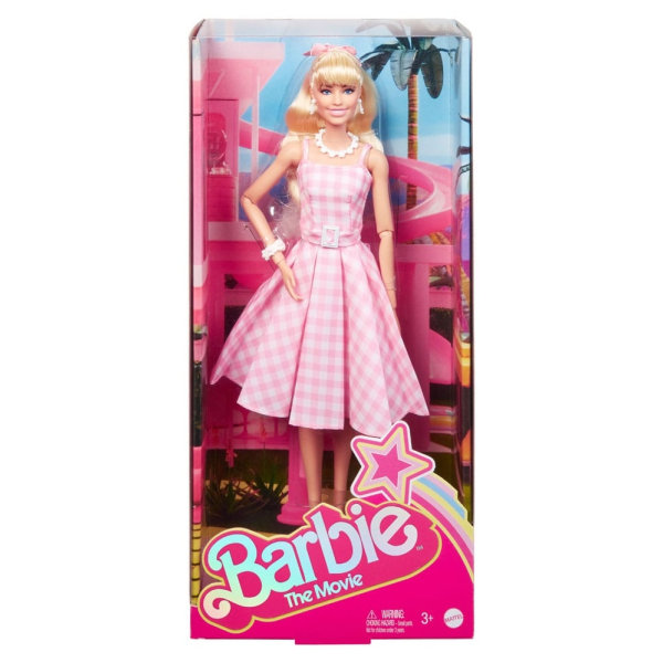 Barbie Filmdockan Barbie i rosa Gingham-klänning