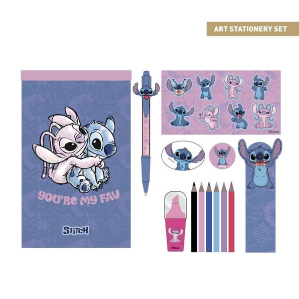 Disney Stitch papirvarer sæt