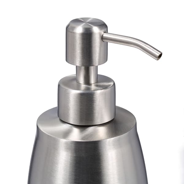 Sæbepumpe i rustfrit stål 350 ml