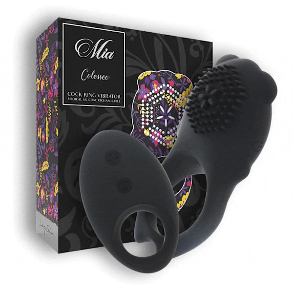 Mia - Colosseo Cock Ring Fjärrkontroll Svart