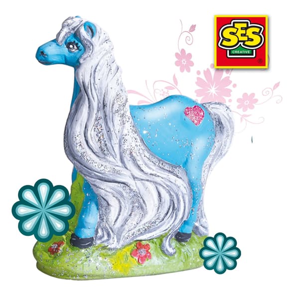 Ses Casting ja maalaus "Glitter Horses"