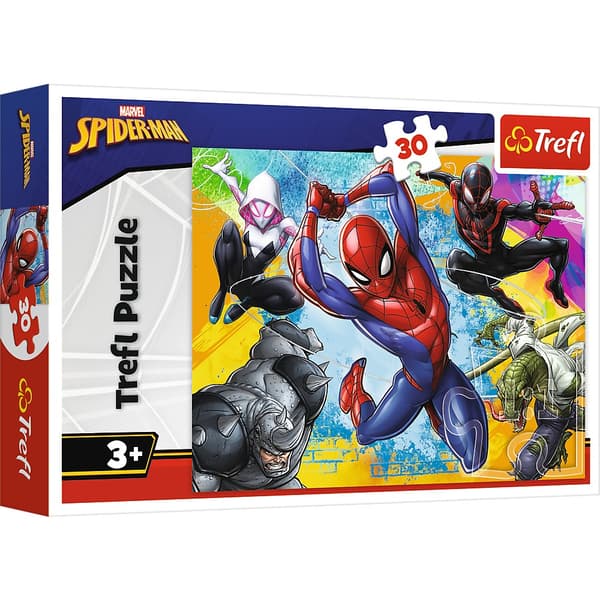 Trefl Spider-Man Puzzle Spider-Man värit 30 kpl