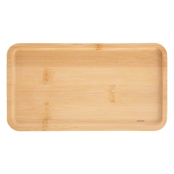 Snacksfat i bambu, rektangulärt 20x11 cm