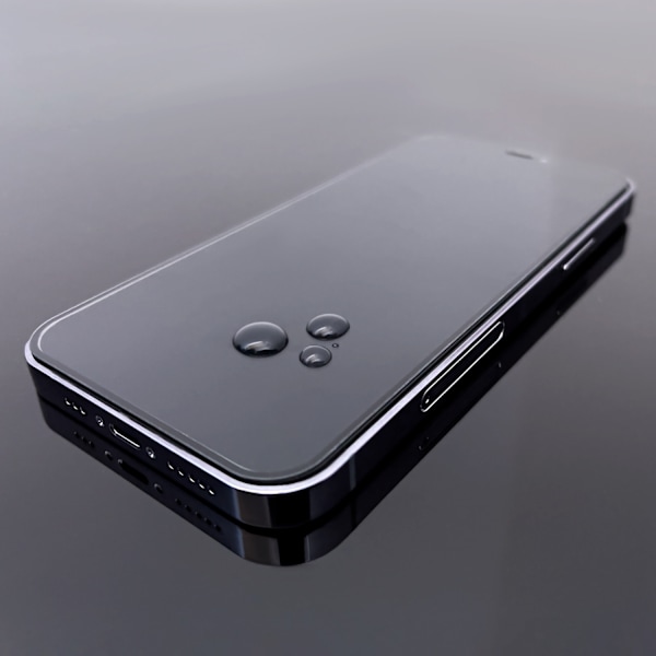 9H hærdet glas til hele skærmen Xiaomi Redmi A2 / Redmi A1 med sort ramme
