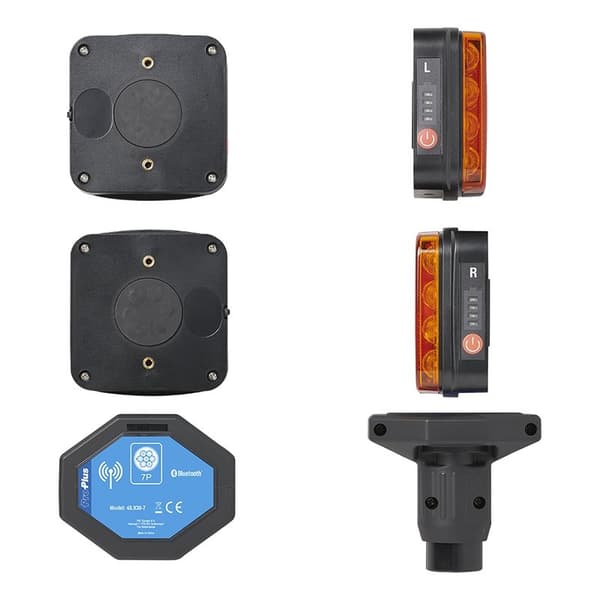 Släpbelysning LED med magneter trådlös (Bluetooth) 7-polig