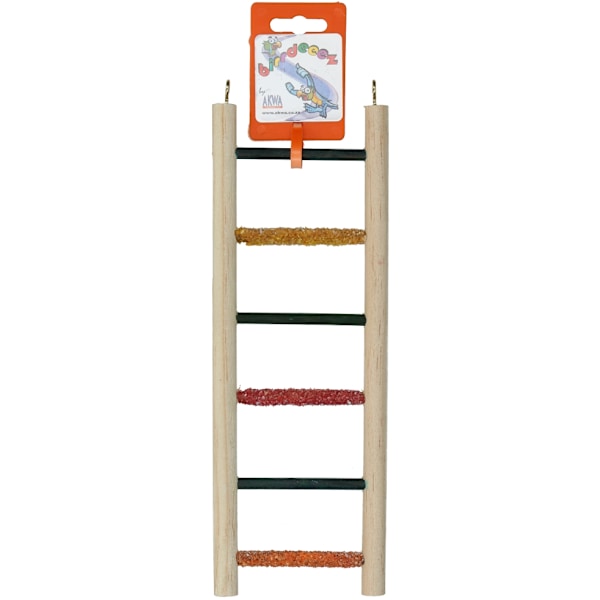 Birrdeeez Budgie Ladder 6 askelmaa All Wood