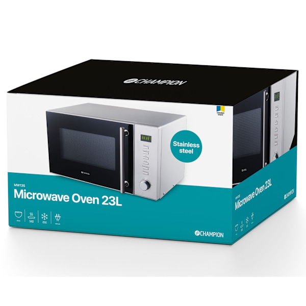 Microwave Pro 23L 900W MW135 Rustfri