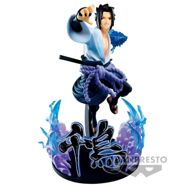 Naruto Shippuden Vibration Stars Sasuke Uchiha Erikoishahmo 20cm