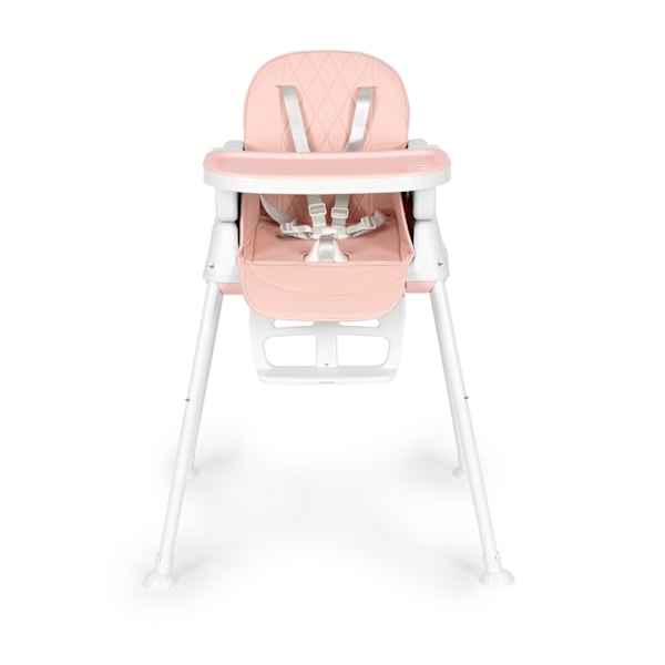 ECOTOYS 3-i-1 foldbar børnefødestol pink
