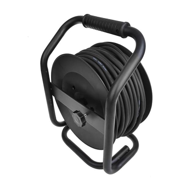 Kabelrulle CEE 25M 3x1,5mm² (2x Schuko + 1x CEE)