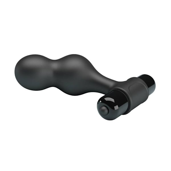 Mr Play - Sort Silikone Vibrator Anal Plug