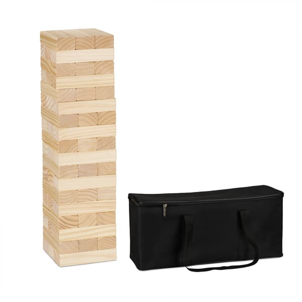XL Wabble Tower Wood