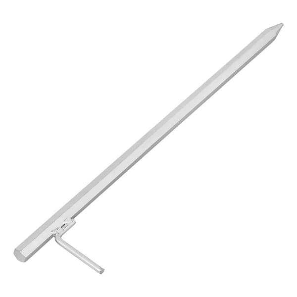 Maa-ankkuri 50 cm galvanoitua terästä L-koukulla