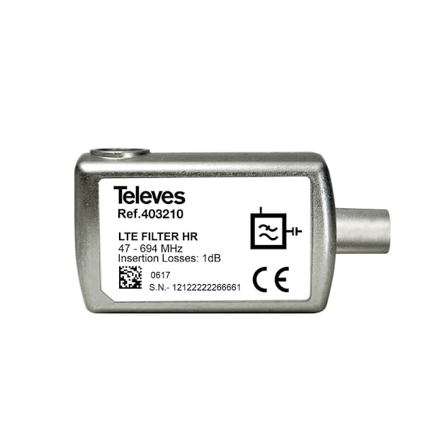 TELEVES Filter LTE-48/5G Indendørs brug
