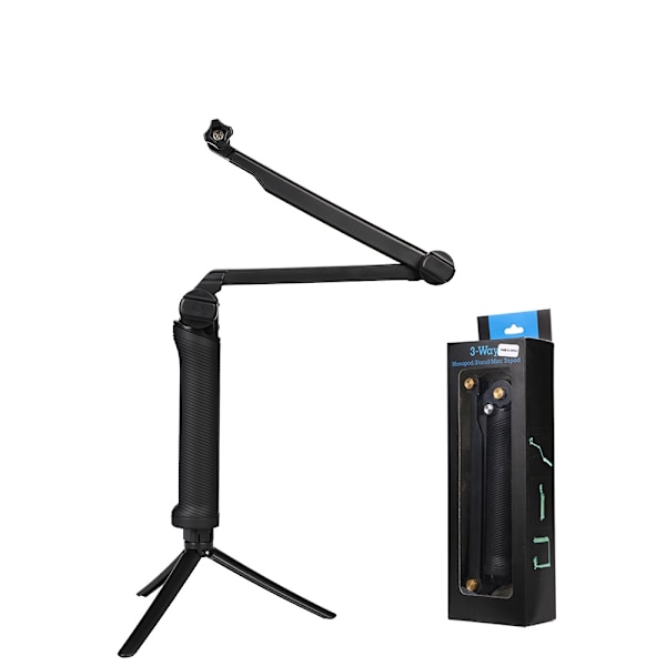 3 i 1 Selfie stick holder, monopod stativ til GoPro kamera