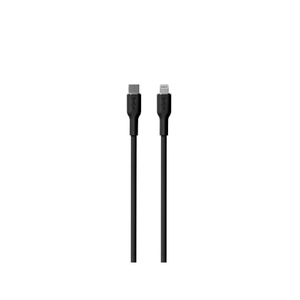 PURO PUCAPLTUSBCICONBLK, 1,5 m, USB C, Lightning, Hankoppling, Hankoppling, Svart