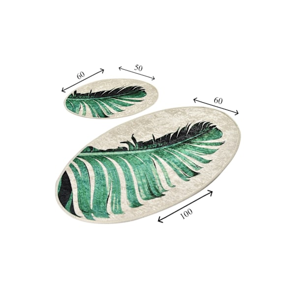 Badmatsset (2 delar) Floret