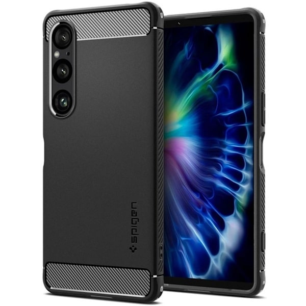 Spigen Rugged Armor fodral till Sony Xperia 1 VI - Svart