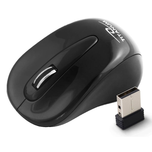 Titanum Trådløs 2,4Ghz Optisk Mus 3D Usb Torpedo