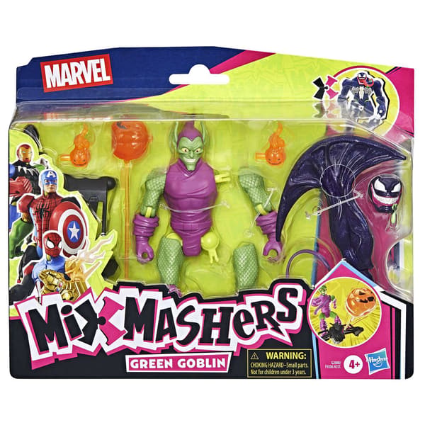 MARVEL Spider-Man Green Goblin Mixmashers Dlx-figur