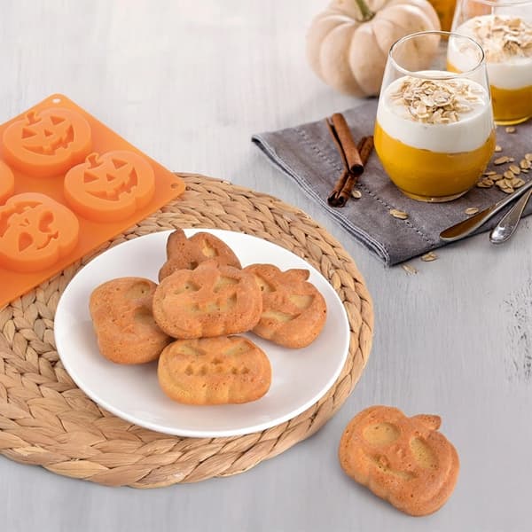 Halloween Græskar Silikone Cookie Form, 25x18x3 cm