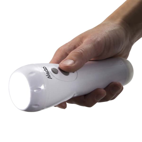 Ladattava LED-taskulamppu automaattisella yövalosensorilla