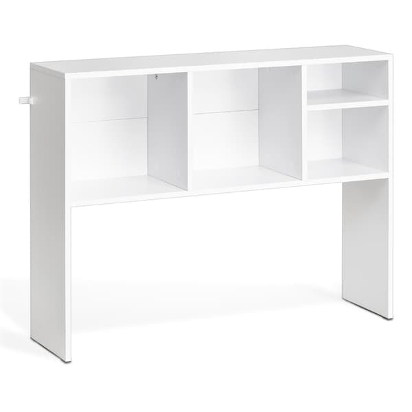 Skrivbordsbokhylla, 1 våning, 94 cm, vit